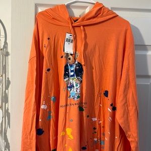 Men’s Polo Ralph Lauren Men’s pullover hoodie light casual! Pardon the wrinkles